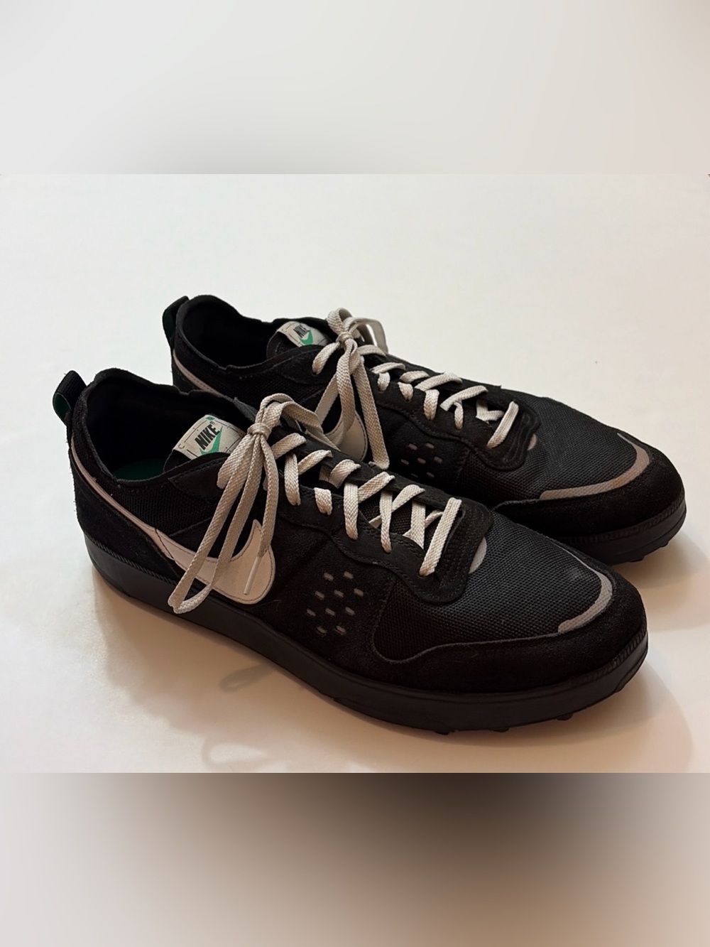 Nike C1TY 'Black Summit White' FZ3863-006 Suede Sneakers Men's Size 15